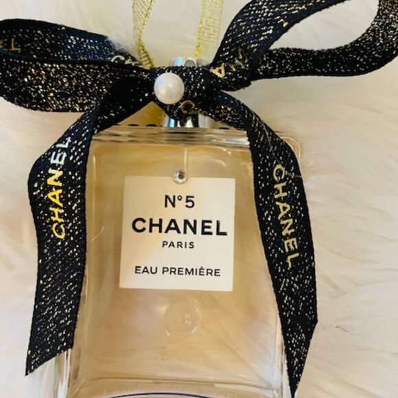 GENUINE CHANEL NO. 5 PERFUME BOTTLE ORNAMENT - Picture 1 of 2